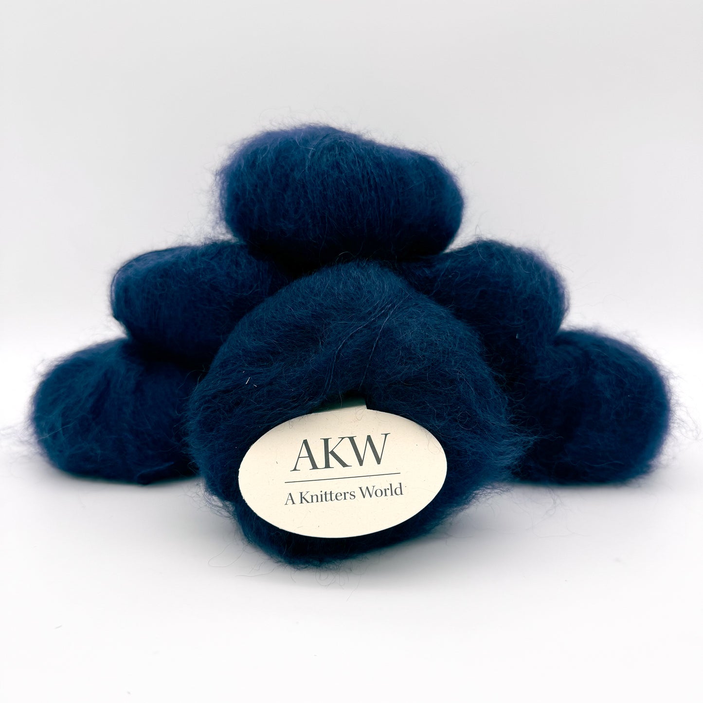 Mohair Sport garn i farven Navy Blue – Superkid Mohair og silke fra A Knitters World