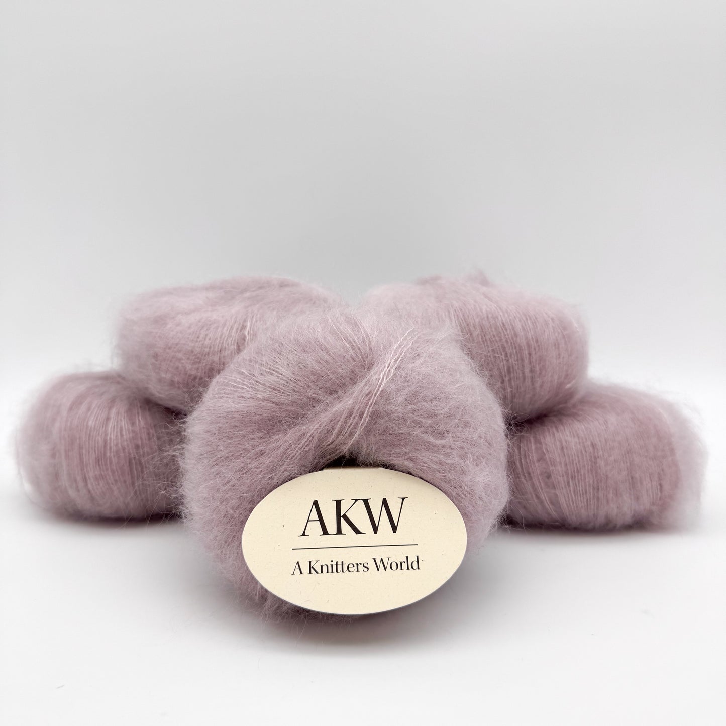 Mohair Sport garn i farven Dusty Rose – Superkid Mohair og silke fra A Knitters World
